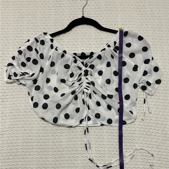 Urban outfitters Bianca retro off the shoulder crop top - Picture 6 of 7